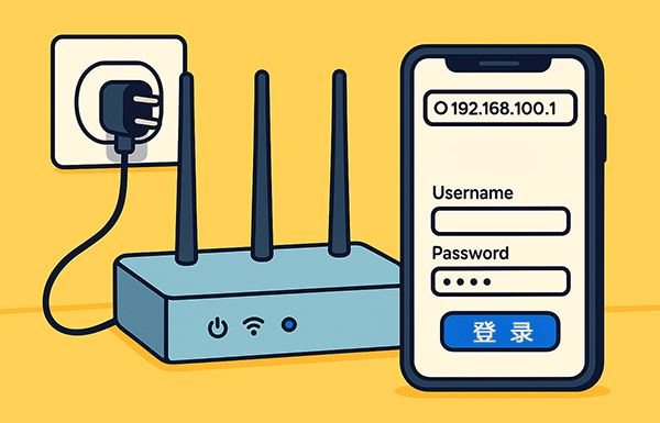 手机如何重启无线路由器