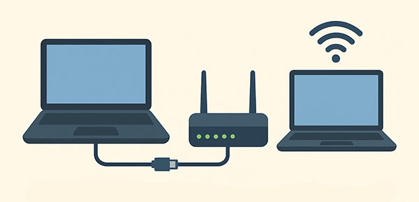 连接路由器的方法
