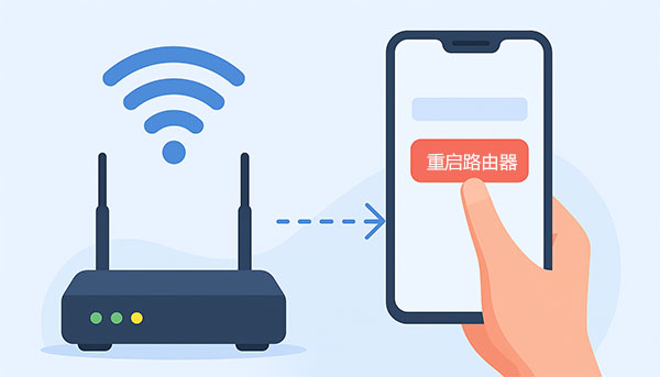 手机如何远程重启无线路由器