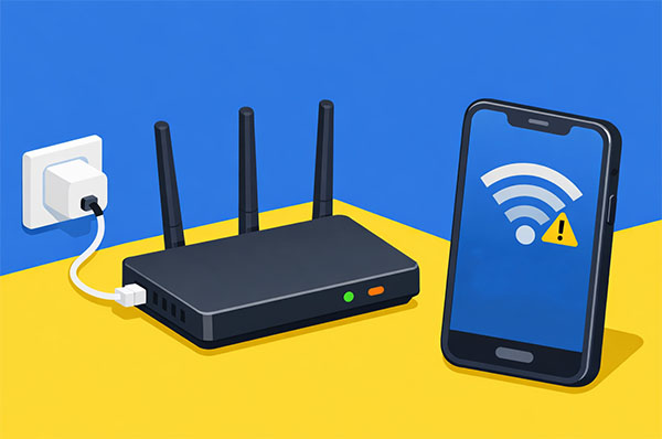 路由器接通电源找不到Wi-Fi信号怎么办