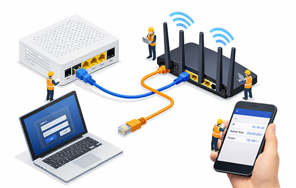 登录光猫管理界面