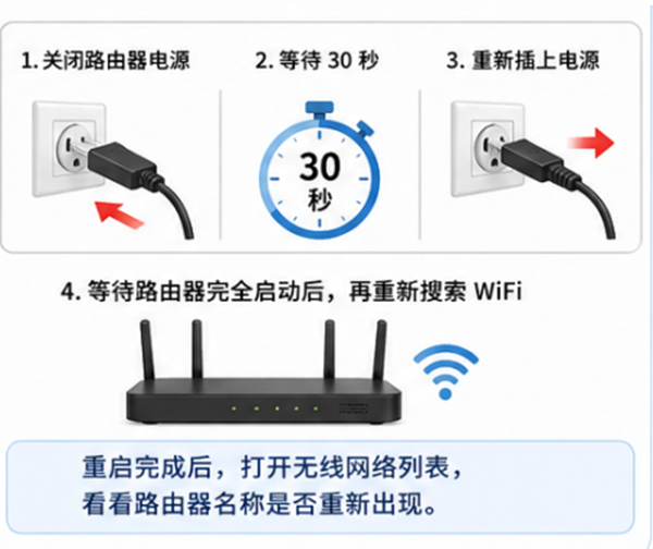 重启路由器详细步骤